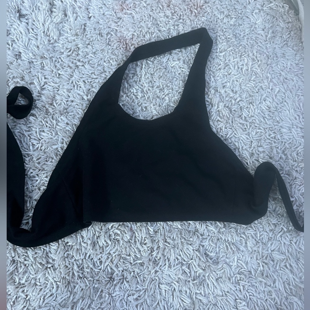 OPEN BACK HALTER TOP